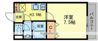アレグリーア【101号室】の間取り