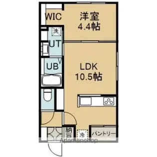 NORFINO COULEUR(ノルフィーノクルール)【1階】の間取り