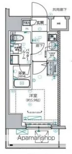 ヴァローレ松戸フィーロ【8階】の間取り