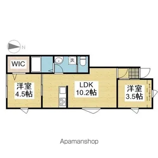 EARTH SYOENJI【102.号室】の間取り