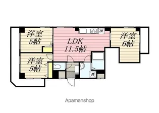 ガーネットコートⅡ【3階】の間取り