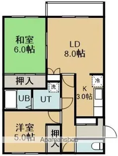 とちぎマンション【301号室】の間取り
