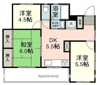 ペティハイツ【3階】の間取り
