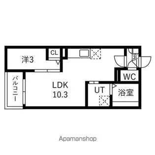 JACK KOTOBUKIⅠ【301号室】の間取り