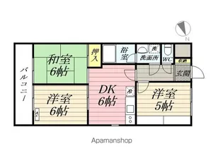 鶴見ガーデンハイムA【2階】の間取り