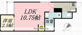 ソレヴィア二日市北Ⅰ【1階】の間取り