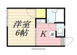 スカイコートB棟【1階】の間取り