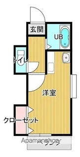 アベニューイン樋井川【1階】の間取り