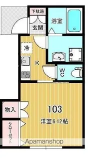 LUANA LINK【1階】の間取り