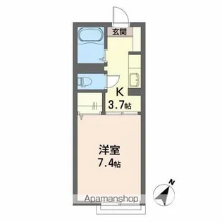 アビタシオンA【1階】の間取り