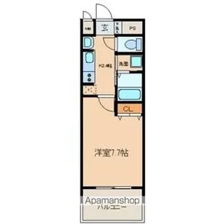 ブルームライフ黒川(旧:クレジデンス黒川)【10階】の間取り