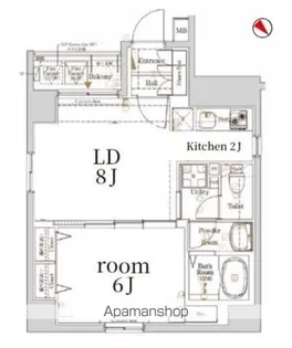 LOG銀座東【6階】の間取り