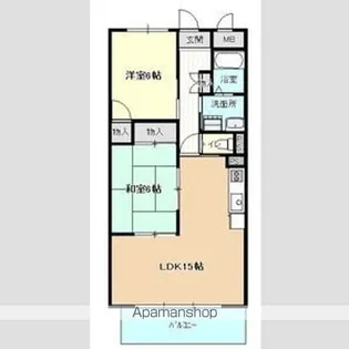 ドミール栄【4階】の間取り
