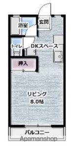 ネオバルログS【105号室】の間取り