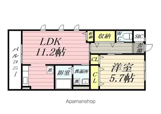 パークハイム横浜鶴見【1階】の間取り