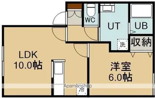 ウィンディア万勝Ⅳ【1階】の間取り