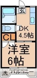 メゾンドールサシダ【2階】の間取り