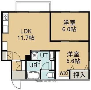 コーポ城(コーポシロ)【201号室】の間取り