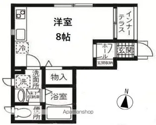 レジデンス南千束【11号室】の間取り