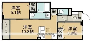 コンテッサⅡ【1階】の間取り
