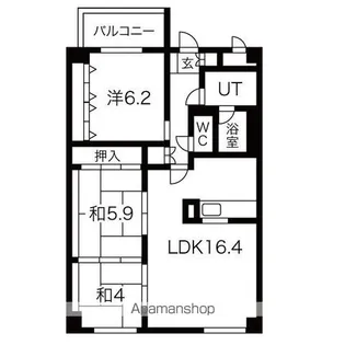 SーCOURT28【3階】の間取り