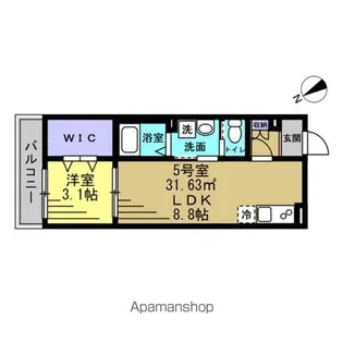 レアリゼ松戸【2階】の間取り
