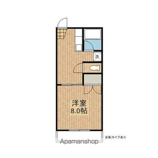 コーポアクア【B-1号室】の間取り