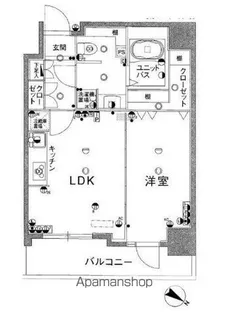 スカイコート日本橋人形町第5【10階】の間取り