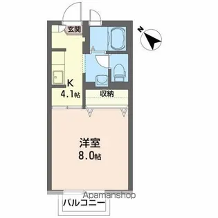 リバティーハイツ【2階】の間取り
