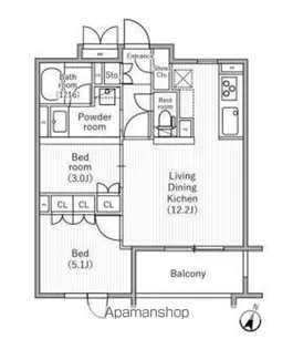 NIDO SAKURAGAOKA【1階】の間取り