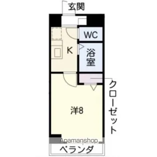 カーサ内山【1階】の間取り