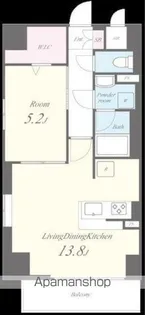 クレストソシア【8階】の間取り