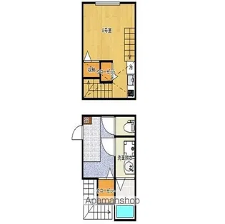 メゾン ド プランドール蘇我【1階】の間取り