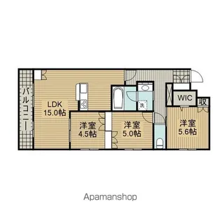 シャルマンおおたかの森【3階】の間取り