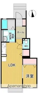 ディアコートA【101号室】の間取り