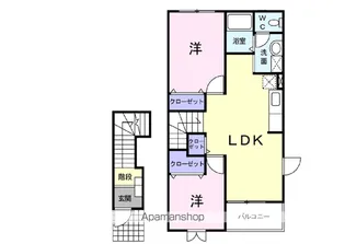 PLEASURE B【2階】の間取り