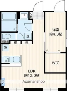AGLAIA目黒中央【2階】の間取り