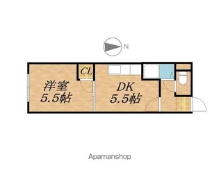 TINY SQUAREⅡ(タイニースクエア2)【3階】の間取り
