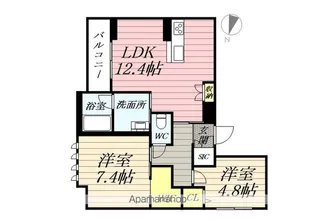 エトリヴィエール【2階】の間取り