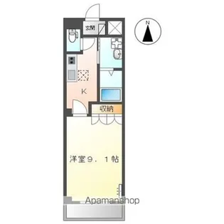 ダイヤモンドヒルズ【1階】の間取り