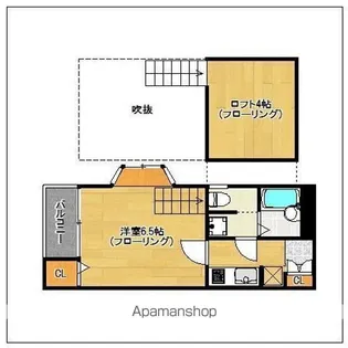 ピュア姪浜参番館【1階】の間取り
