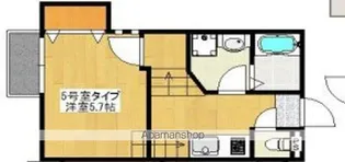 クレオ姪浜拾番館【1階】の間取り