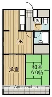 カーサフィオナ【2階】の間取り