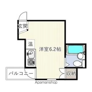 ALEGRIA PLACE徳川町【4B号室】の間取り