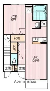 ルミエールⅡ【1階】の間取り