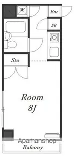 ジョイフル関内【4階】の間取り