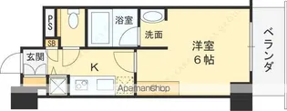 ミオーラ高槻【4階】の間取り