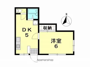 パールハイツ寺尾A【105号室】の間取り