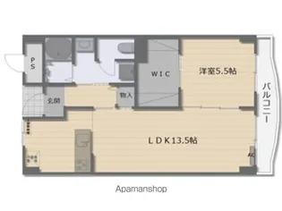 アネックス山野【5階】の間取り