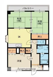 グリーン茨木【306号室】の間取り
